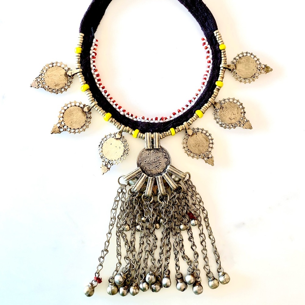 Bib Necklace, Dramatic, Middle Eastern - image 2